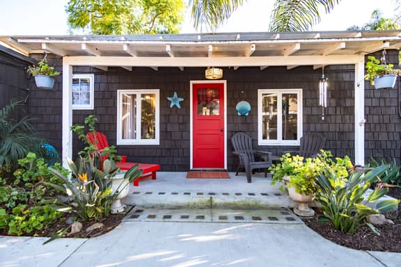 Laid-Back Vintage Beach Cottage Escape | Large Patio